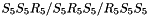 $ S_5S_5R_5/S_5R_5S_5/R_5S_5S_5 $
