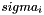 $sigma_i$