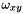 $\omega_{xy}$