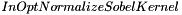$ InOptNormalizeSobelKernel$