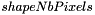 $ shapeNbPixels $