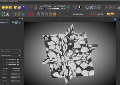 3D Visualization in IPSDK Explorer using orthoslices