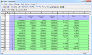 Visilog Spreasheet