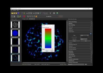 Distance map and colormap